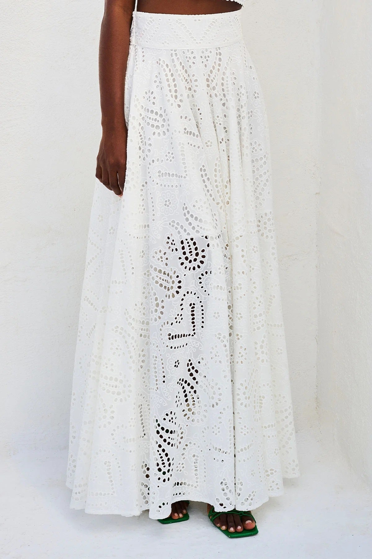 Casual women's sleeveless long skirt and pocket set for spring and summer, featuring a loose two-piece design from Wanita Store.