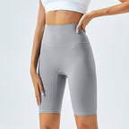 High waist hip lift lounge pants for women, seamless sports running shorts, ideal for yoga and workout, by Plush Fashion Hub