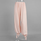 Wide leg lace-up bloomers for women in spring and summer, featuring a slim, loose fit and breathable fabric from Wanita Store