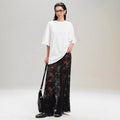 Women’s high waist lace street skirt in solid color, slim fit, and sheath style from Wanita Store.