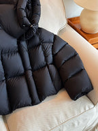 Ultra-Fluffy Hooded Puffer Down Jacket - Premium Warmth