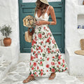 Rose printed high waist skirt for women, stylish and comfortable, featuring a vibrant floral design and a flattering fit.