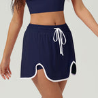 Bella Mia summer quick-dry casual sports skirt, cool mini tennis and golf skirt for running and fitness activities.