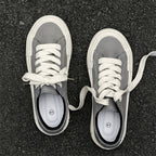 Women’s canvas platform skate shoes by FitiqueFit featuring sporty design and casual style with a lifted sole and trendy look.