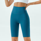 High waist hip lift lounge pants for women, seamless sports shorts perfect for yoga, running, and workout activities by Plush Fashion Hub