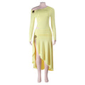 Plush Fashion Hub sexy off-shoulder long sleeve dress with cutouts, autumn slit sheathe style, form-fitting and stylish.