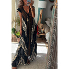 Casual women’s loose holiday dress from Wanita Store, featuring a comfortable, flowy fit and stylish design for warm weather.