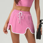 Bella Mia summer quick-dry casual sports skirt for golf, tennis, and running, featuring a cool mini design and athletic fit.