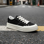 Women’s canvas platform skate shoes by FitiqueFit, casual and sporty sneakers with a lifted sole and stylish design.