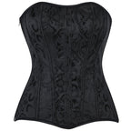 Bella Mia body tube top with no lace or elastic waist, designed for body shaping and a snug fit, shown in black fabric.