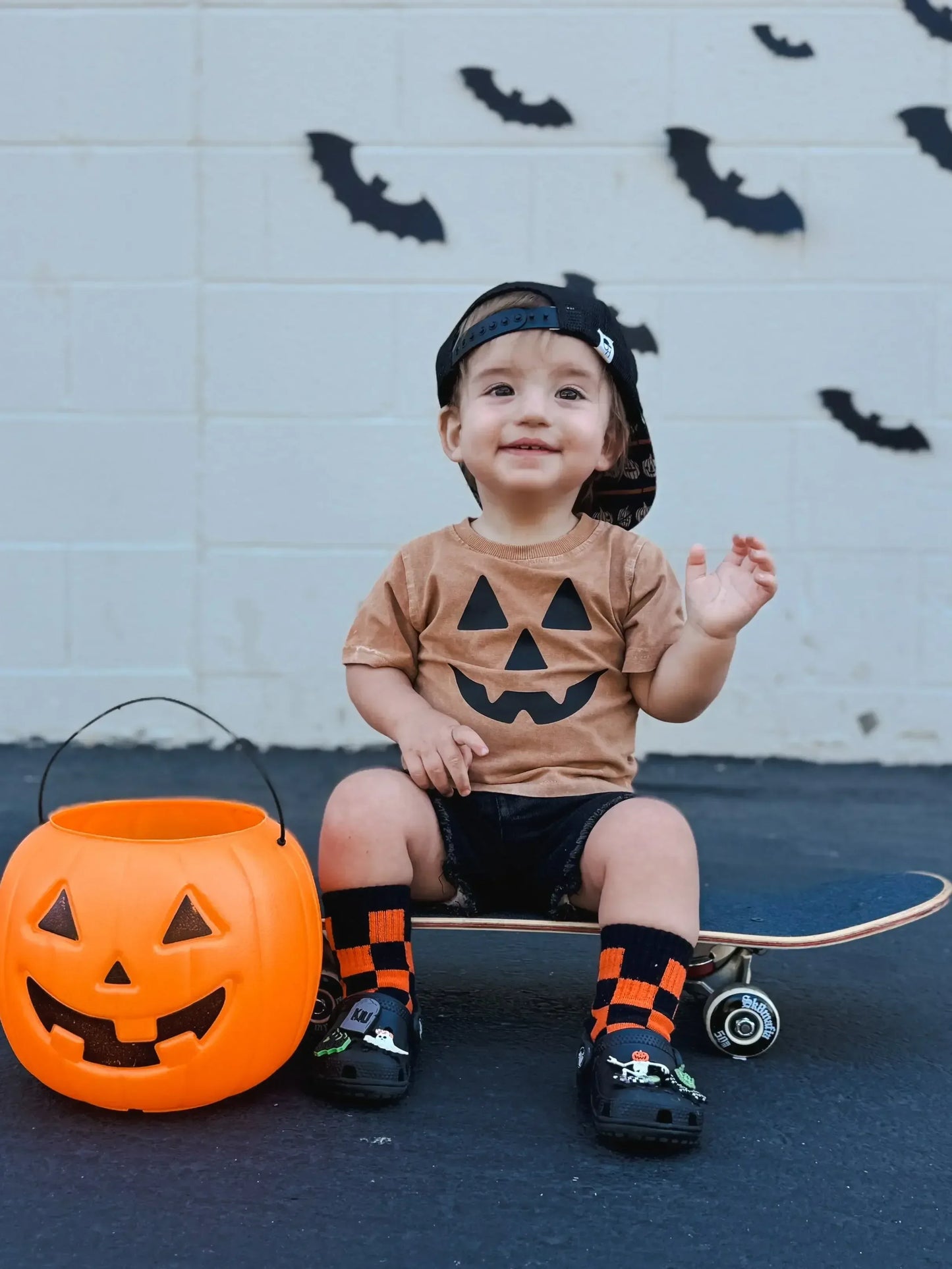 Orange and Black Check - Plush Fashion Hub