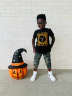 Orange and Black Check - Plush Fashion Hub