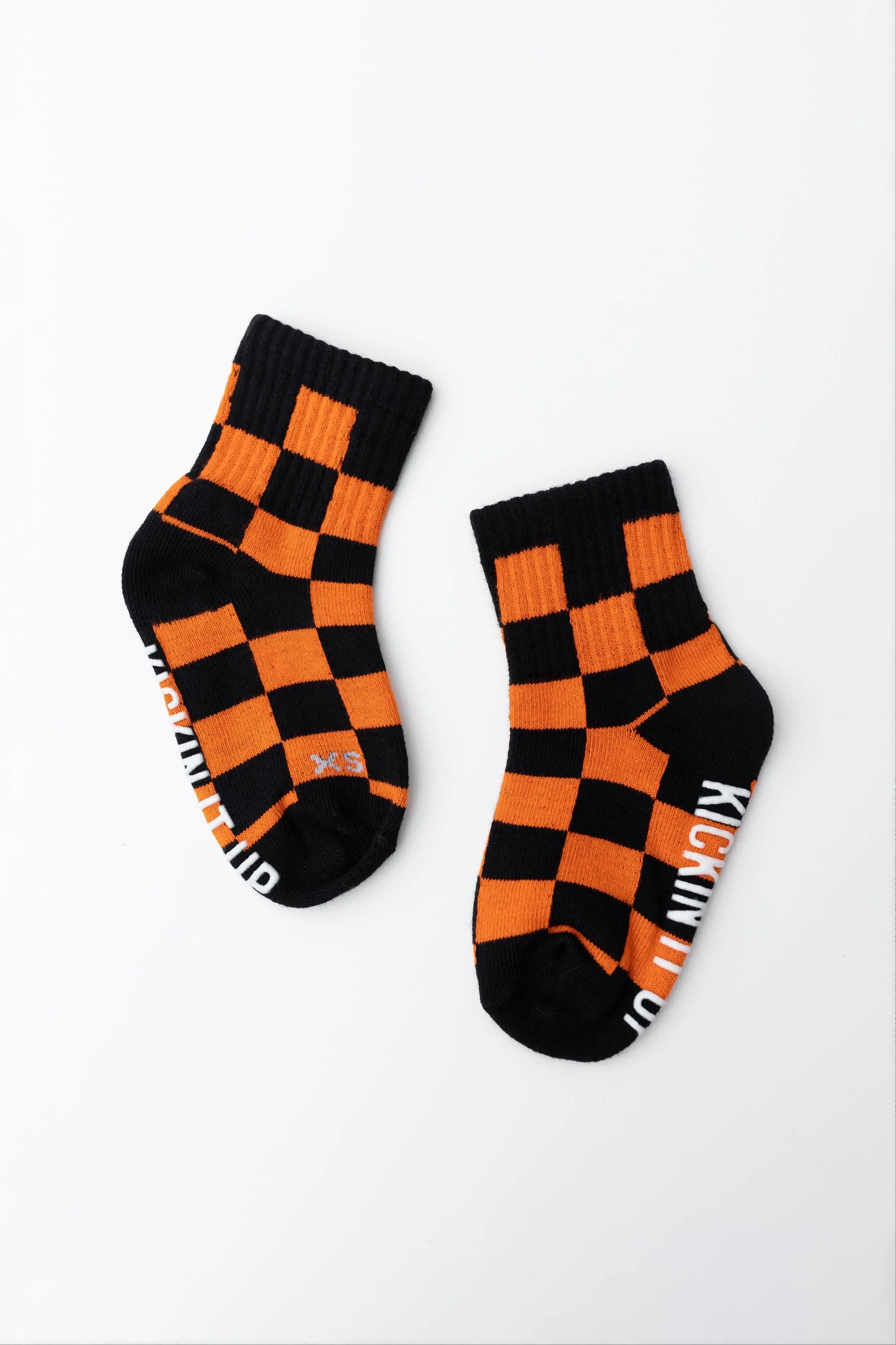 Orange and Black Check - Plush Fashion Hub