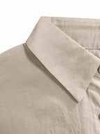 Oversized Button Up Long Sleeve Shirt For Casual Wear - Plush Fashion Hub