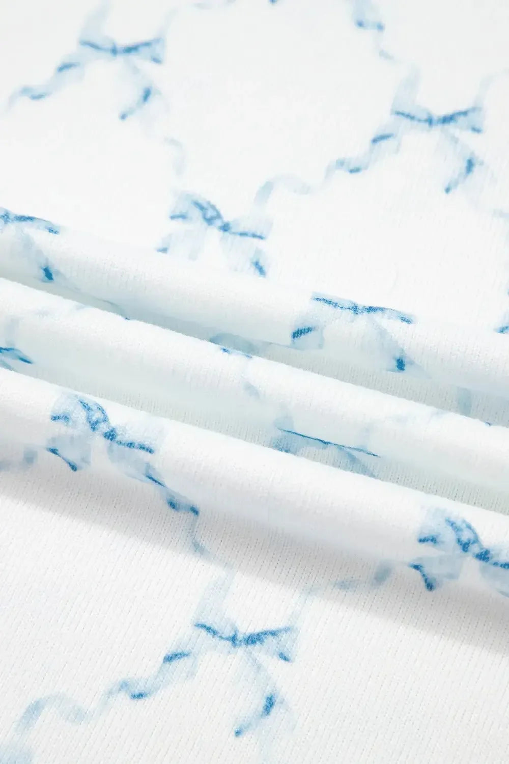 Printed Round Neck Top and Shorts Two-Piece Lounge Set - Plush Fashion Hub