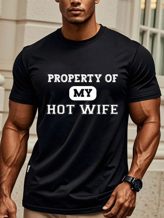Property Of My Hot Wife Shirt - Perfect Gift for Husbands - Plush Fashion Hub