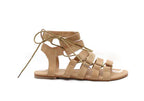 Plus size European style gladiator sandals for women with strappy design, stylish summer footwear by Trendy Attic Store01.