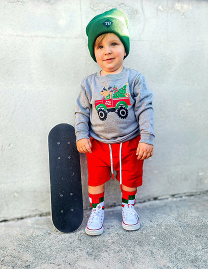 Red + Green Checker - Plush Fashion Hub