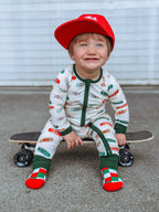 Red + Green Checker - Plush Fashion Hub