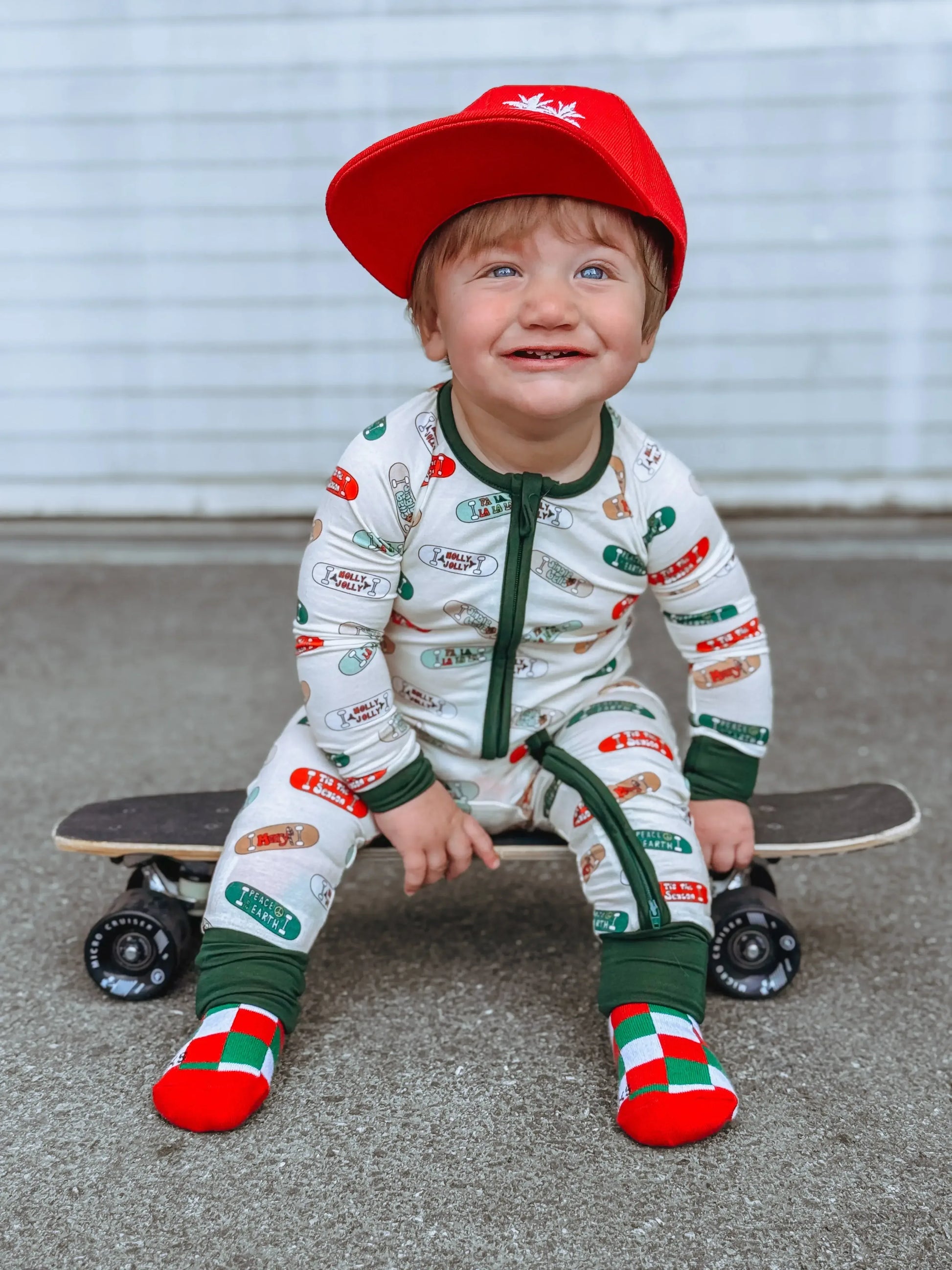 Red + Green Checker - Plush Fashion Hub