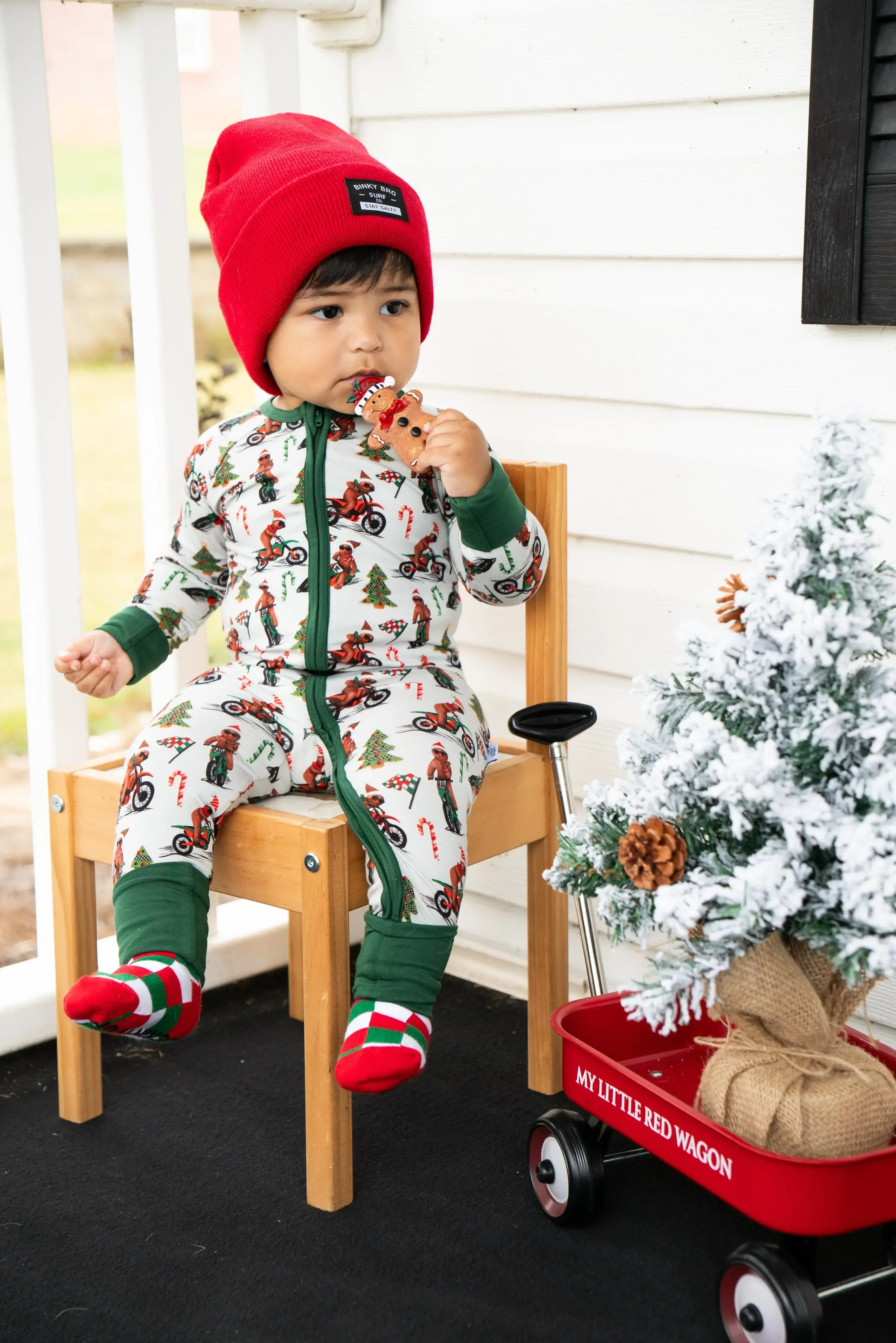 Red + Green Checker - Plush Fashion Hub