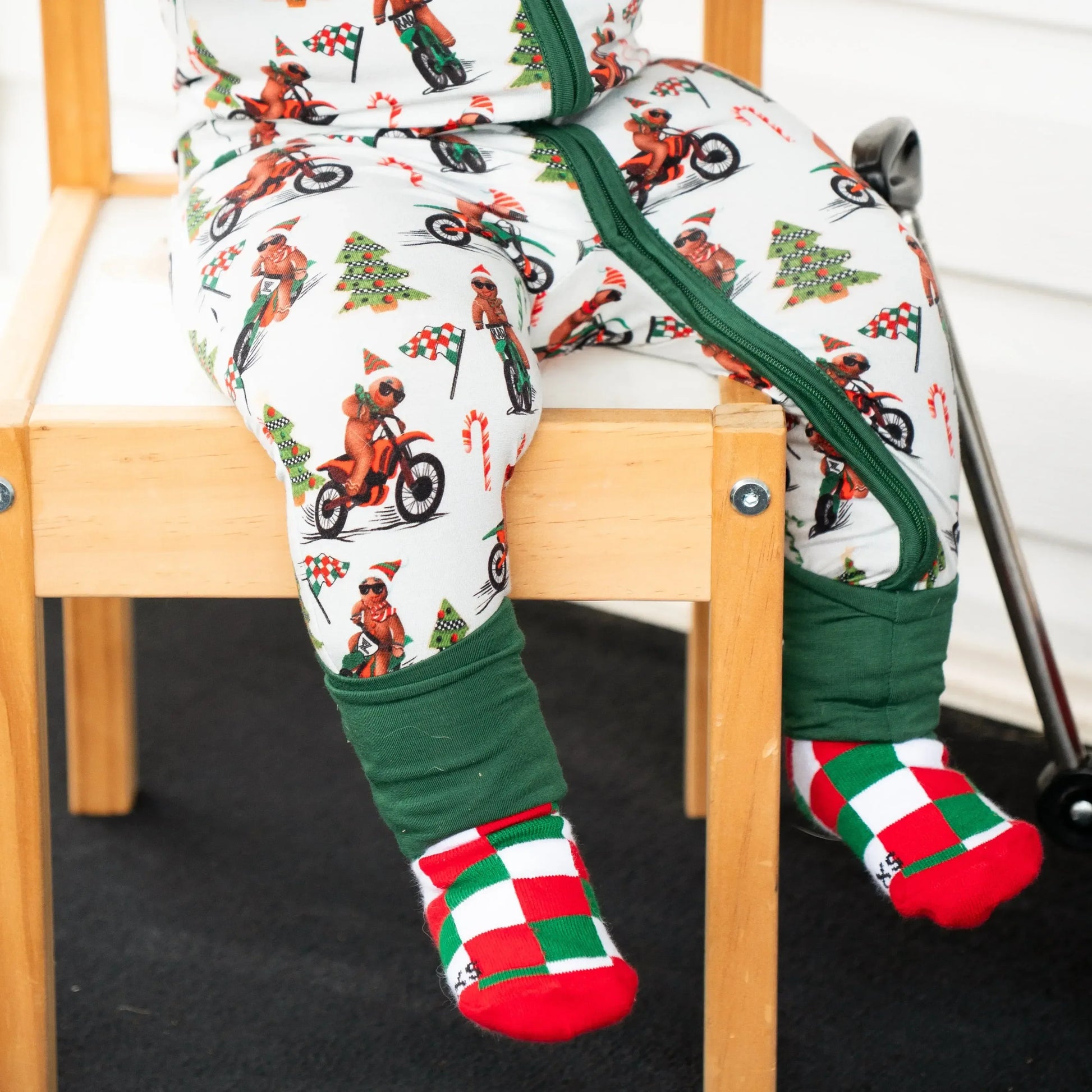 Red + Green Checker - Plush Fashion Hub