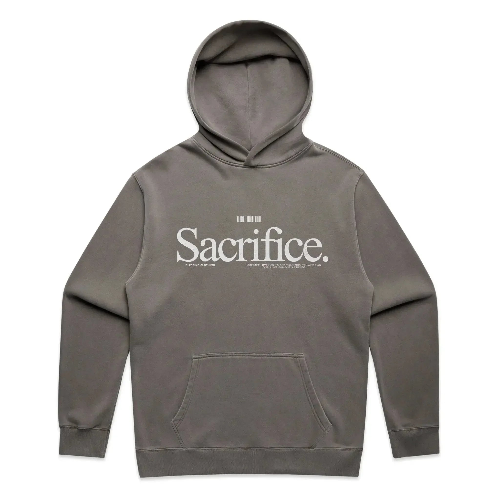 Relax Faded Hood Greater love - Plush Fashion Hub