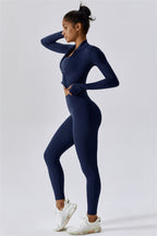 Fitglutes Activewear Eloise 3-piece matching set includes a sports bra, jacket, and leggings for gym and workout sessions.