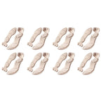 Plush Fashion Hub memory foam insoles for women’s high-heel shoes, breathable, anti-slip, cutable for comfort and heel protection.
