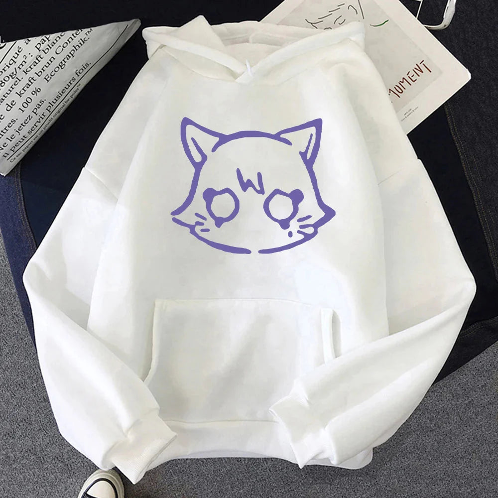 Genshin Impact Scaramouche Cat Hoodie from FitiqueFit, stylish streetwear featuring a detailed Scaramouche graphic and cat design.