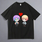 Unisex Ruikasa Kawaii Anime streetwear T-shirt by FitiqueFit featuring colorful anime-inspired graphics on soft fabric.
