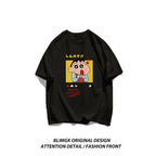 Crayon Shin-chan "Beloved Woman" cotton T-shirt in streetwear style, featuring playful anime design by FitiqueFit.