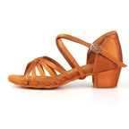 Child and adult ballroom Latin dance shoes by LadyShow.Store, featuring stylish sandals for girls and women dancing salsa and tango.