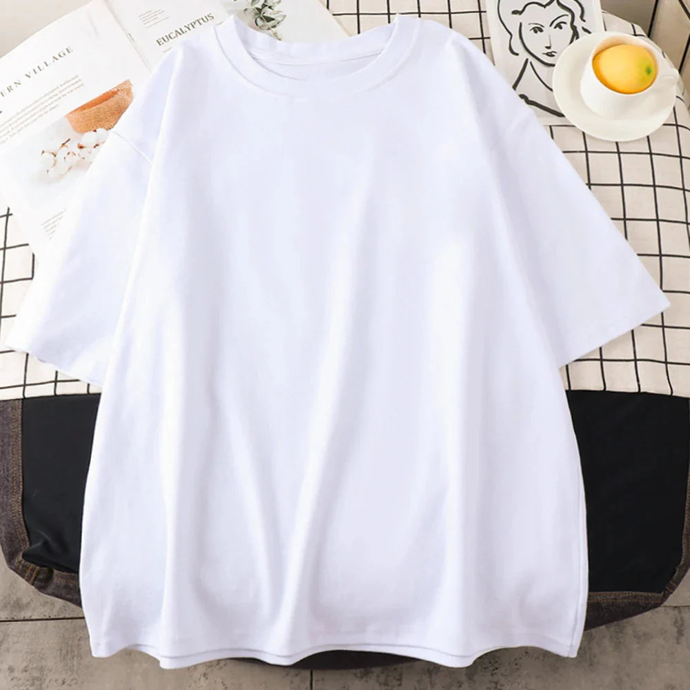 Crayon Shin-chan "Beloved Woman" cotton T-shirt from FitiqueFit, featuring playful anime streetwear design with Shin-chan character.