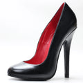 Vintage-style 5.5-inch stiletto pumps by LadyShow.Store featuring round toe design, ultra high heel, and plus size fit for women and men