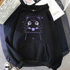 Genshin Impact Scaramouche cat hoodie by FitiqueFit featuring a colorful character design on soft streetwear fabric