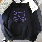 Genshin Impact Scaramouche cat hoodie by FitiqueFit featuring a comfortable streetwear design with Scaramouche character graphics.