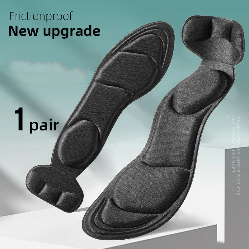 Memory foam insoles for high-heel shoes by LadyShow.Store, anti-slip, breathable, cutable, and designed for comfort and heel protection.