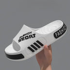 Unisex EVA slippers by Plush Fashion Hub, large size, non-slip sole, suitable for indoor and outdoor wear.