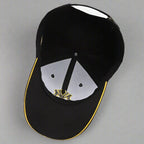 Unisex embroidered snapback baseball cap by FitiqueFit, featuring classic sun hat style and adjustable snap closure.