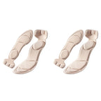 Memory foam insoles for high-heel shoes by Plush Fashion Hub, anti-slip, breathable, and cutable for comfort and heel protection.