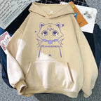 Genshin Impact Scaramouche Cat Hoodie from FitiqueFit, streetwear style featuring a colorful Scaramouche design with cat details.