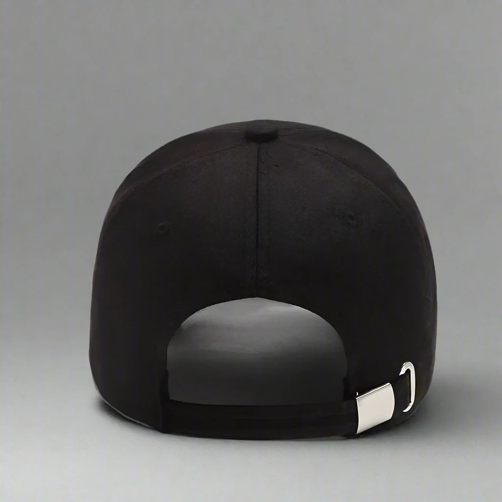 Unisex embroidered snapback baseball cap in classic style, featuring adjustable strap and FitiqueFit branding.