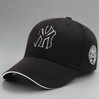 Unisex embroidered snapback baseball cap by FitiqueFit, featuring a classic sun hat design with adjustable strap.