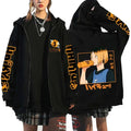 Unisex Haikyuu!! Karasuno High School hoodie by FitiqueFit featuring anime streetwear style with Karasuno logo and vibrant design.