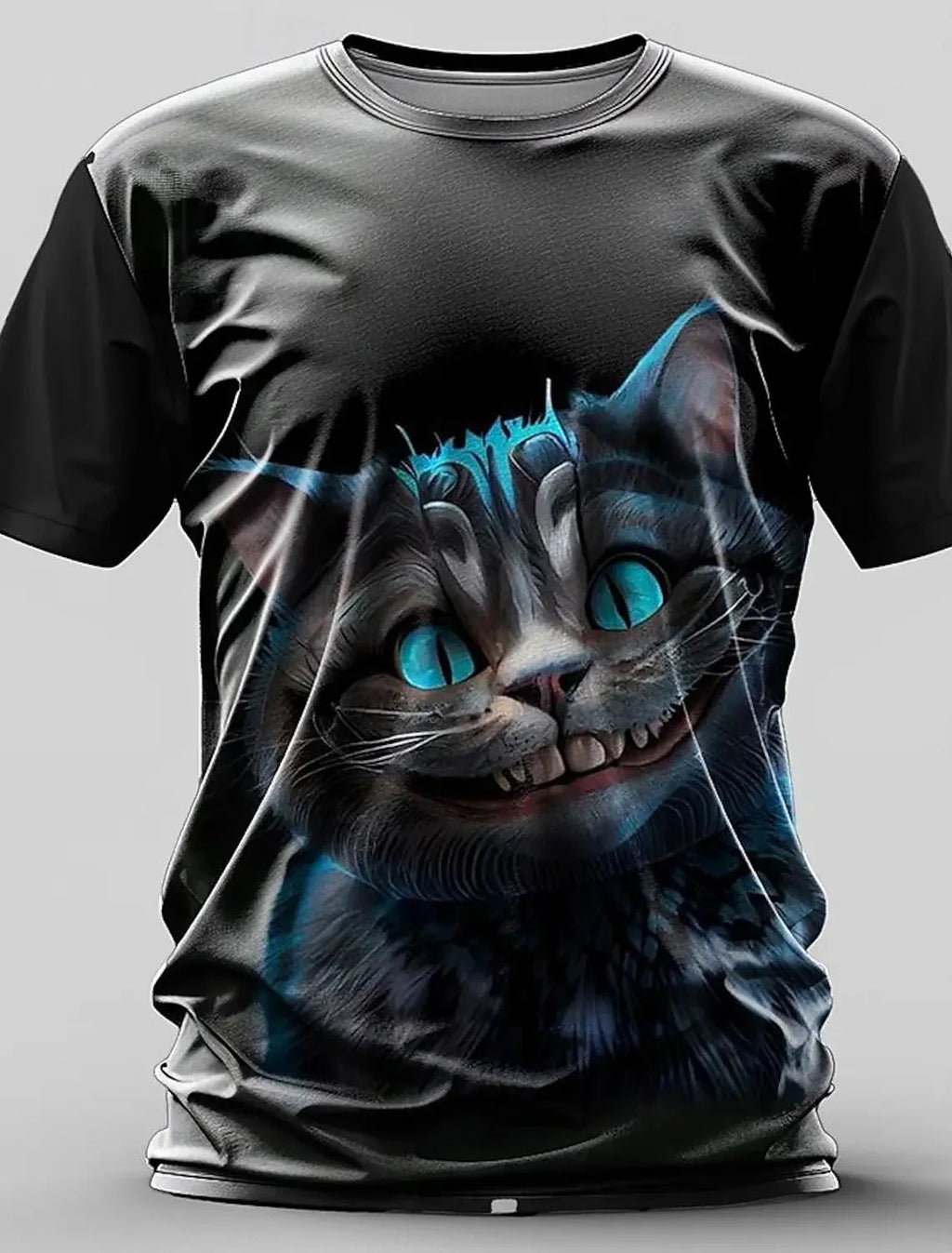 Bright 3D animal print funny T-shirt by FitiqueFit featuring bold summer streetwear style with a playful animal graphic.