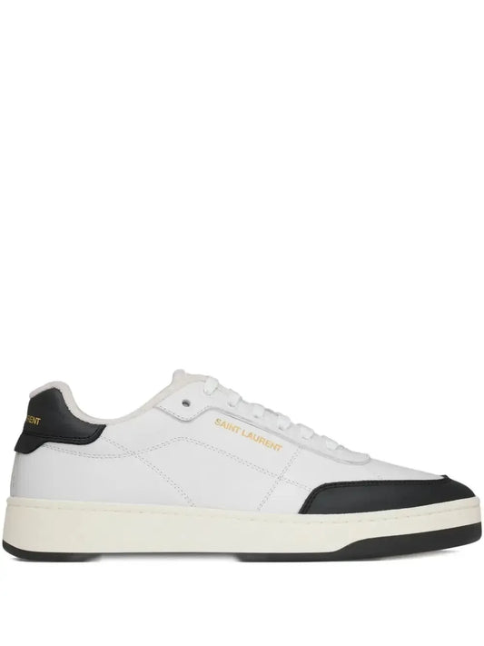 Saint Laurent Men Sl/61 Sneakers In Smooth Leather - Plush Fashion Hub