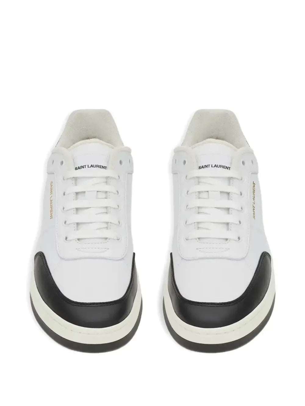 Saint Laurent Men Sl/61 Sneakers In Smooth Leather - Plush Fashion Hub