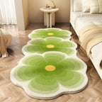 Plush Fashion Hub VIKAMA soft warm bedside floor mat, washable waterproof bedroom sofa carpet, suitable for home decor.