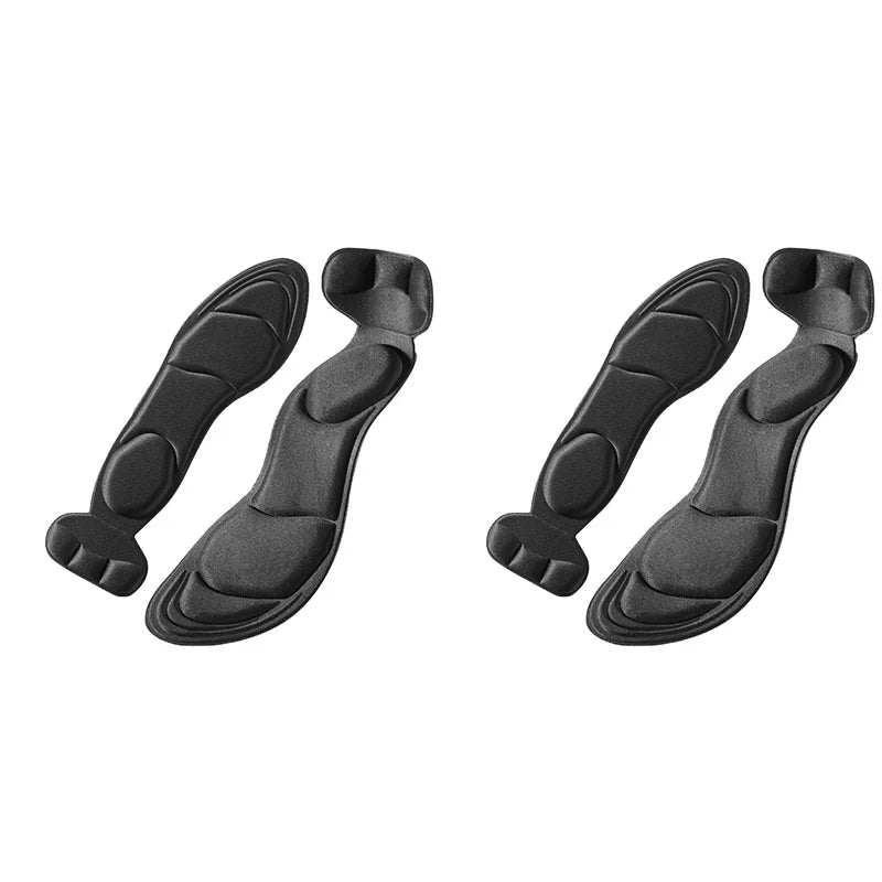 Memory foam insoles for women’s high-heel shoes by Plush Fashion Hub, featuring breathable, anti-slip, cutable comfort shoe pads.